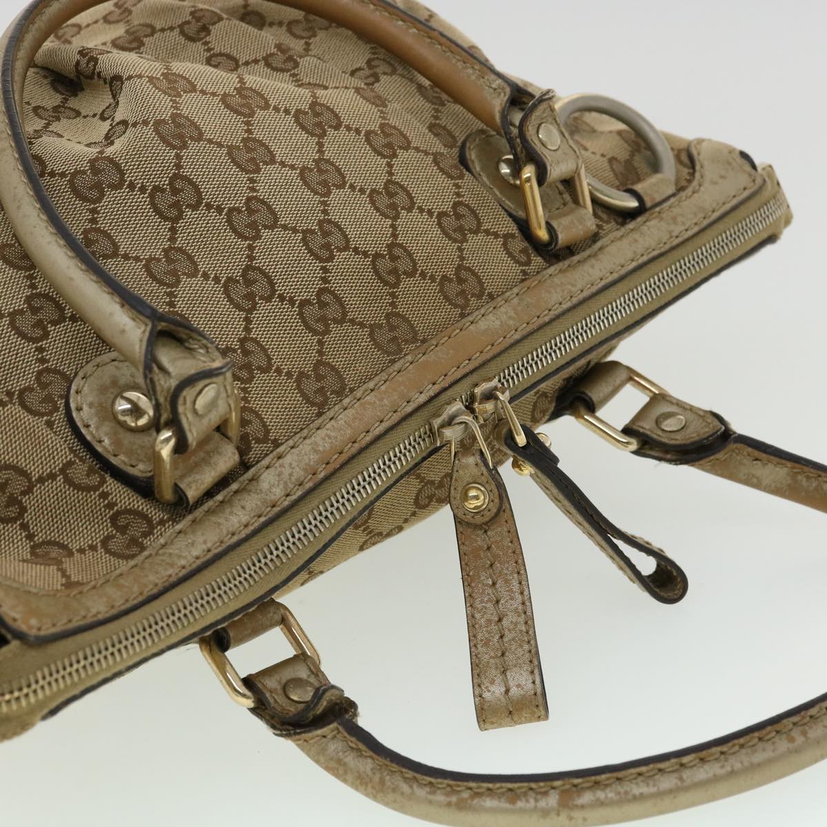 GUCCI GG Canvas Shoulder Bag 2way Beige  ki2405