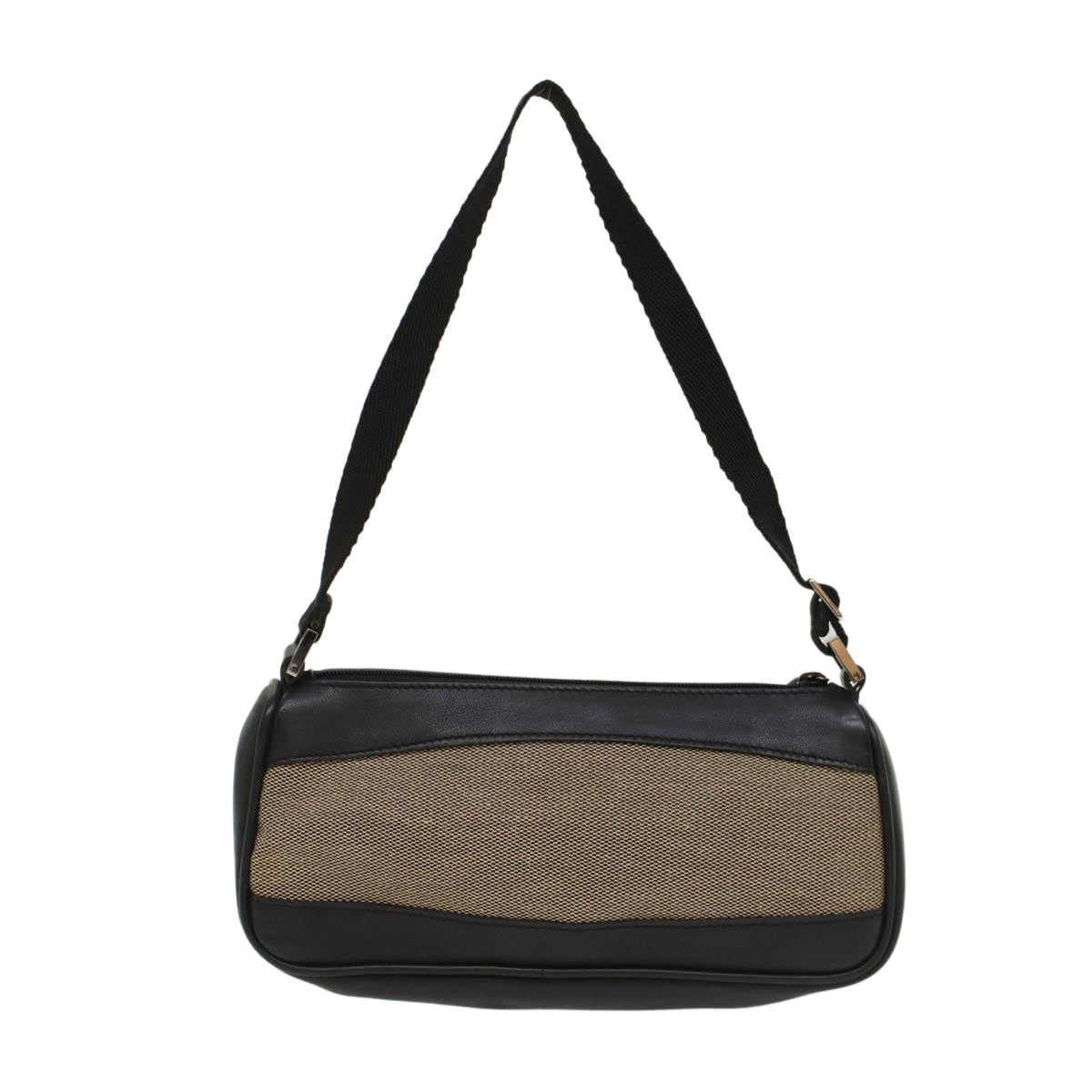 Gucci Accessory Pouch Canvas Leather Black  ki3186