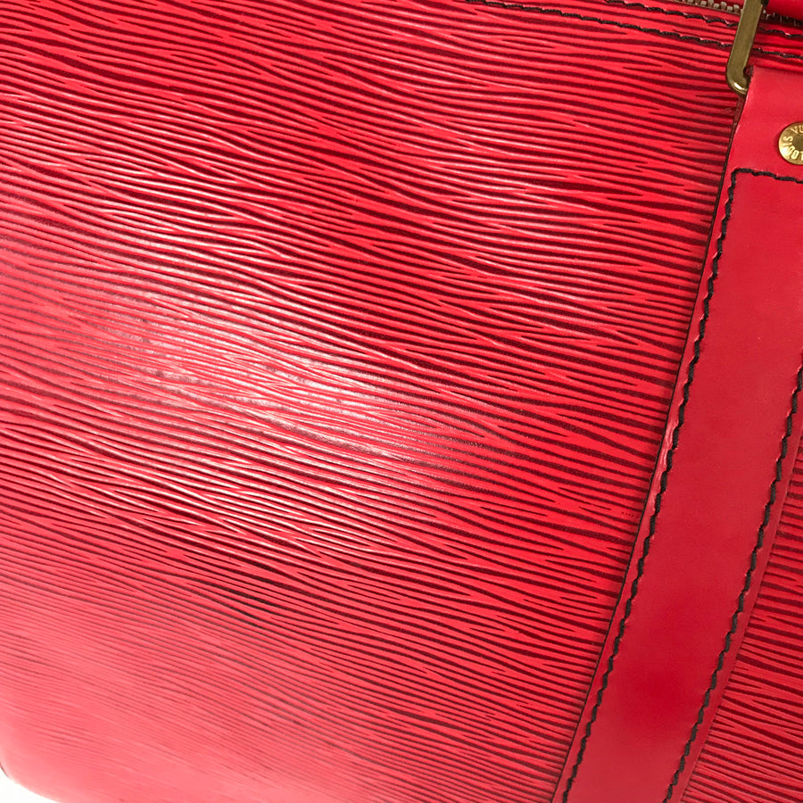 LOUIS VUITTON epi keepall 45 M42977 Boston bag