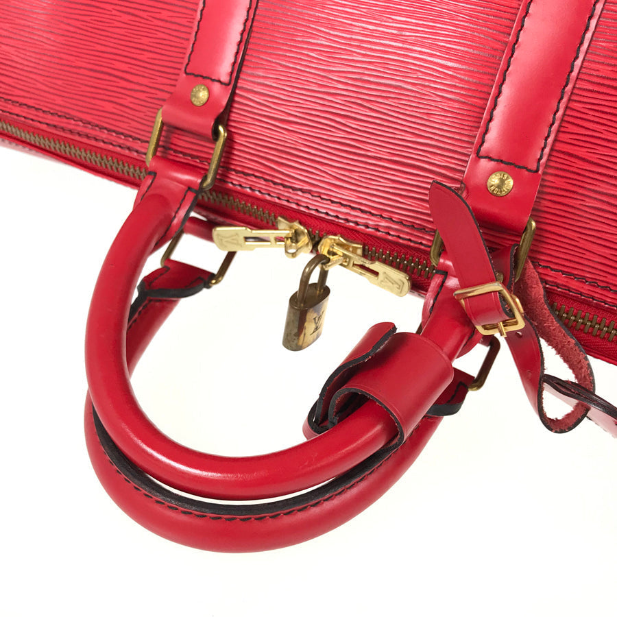 LOUIS VUITTON epi keepall 45 M42977 Boston bag