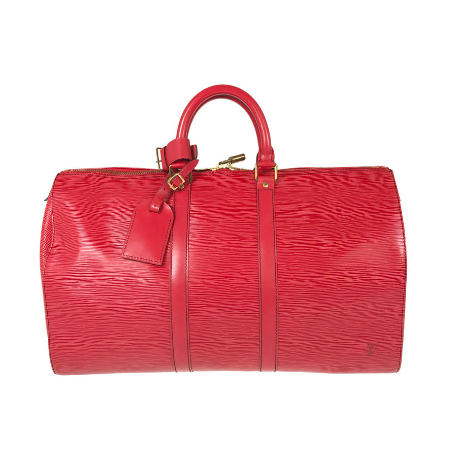LOUIS VUITTON epi keepall 45 M42977 Boston bag