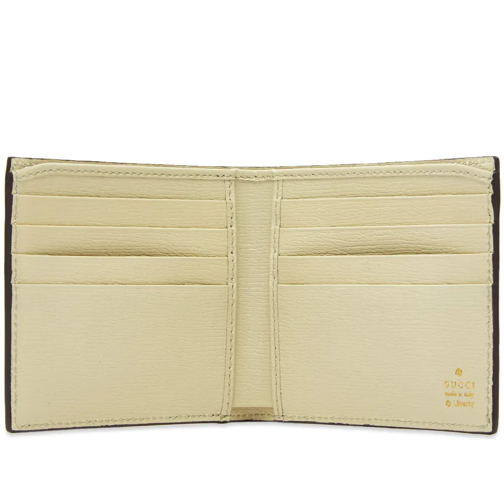 Gucci x Liberty Floral Print Leather Bi-fold Wallet