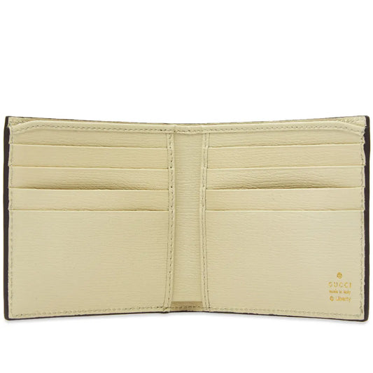 Gucci x Liberty Floral Print Leather Bi-fold Wallet