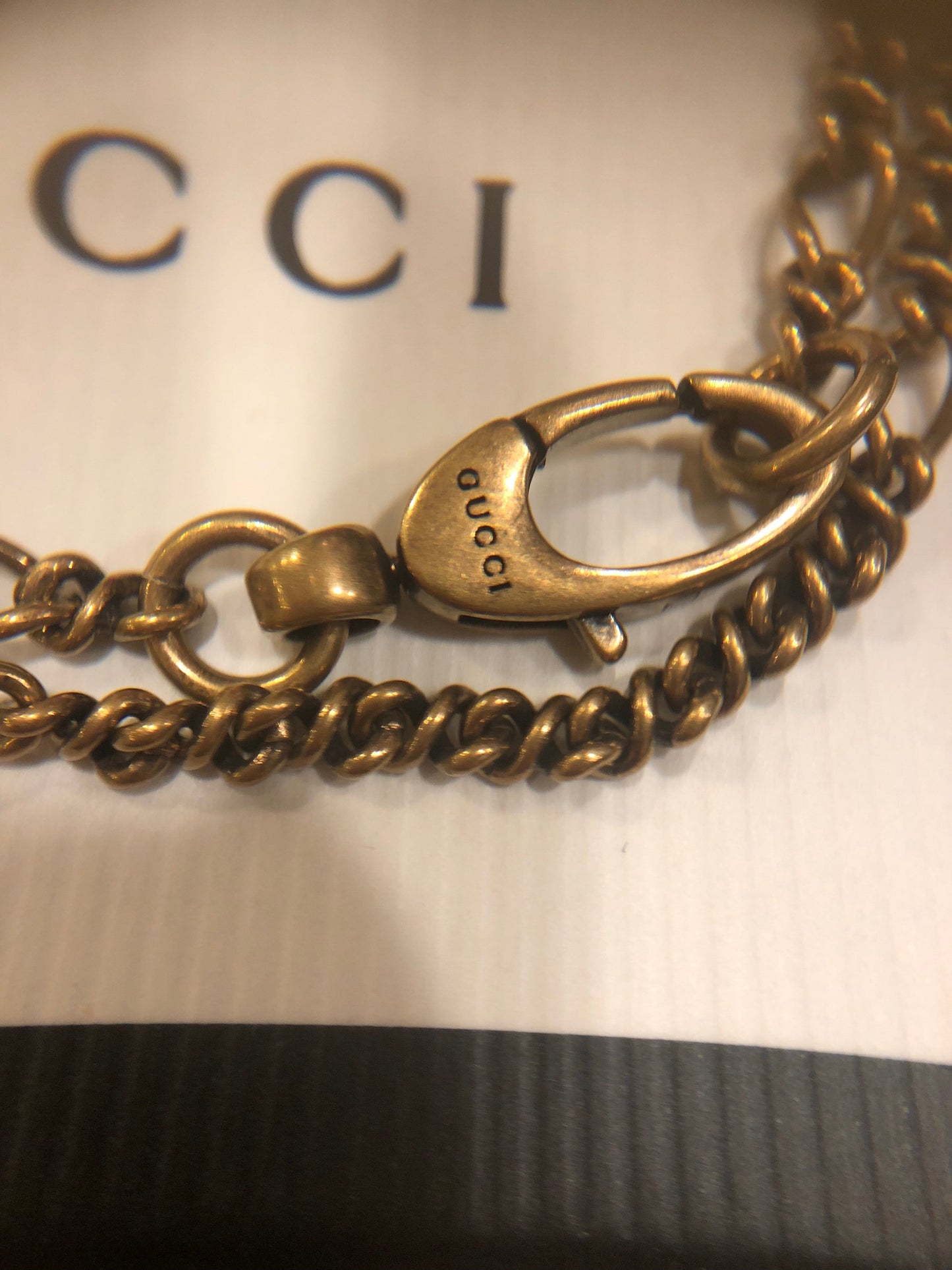 Gucci Lion Head Pendant Necklace