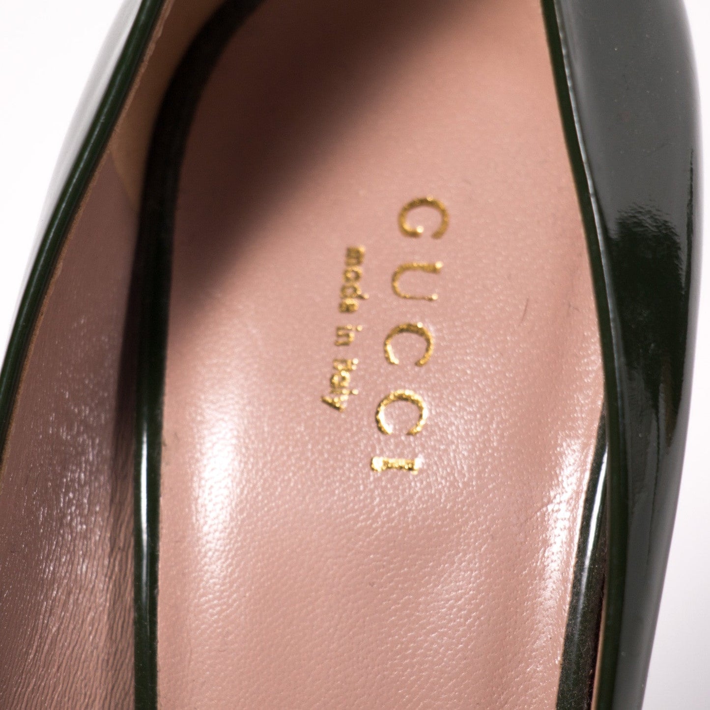 Gucci Pointed Toe Leather Pumps