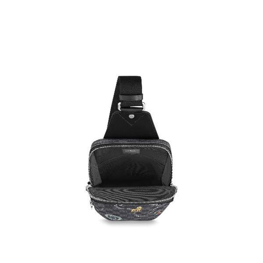 Louis Vuitton Avenue Sling Bag Damier Graphite Maps of the Renaissance