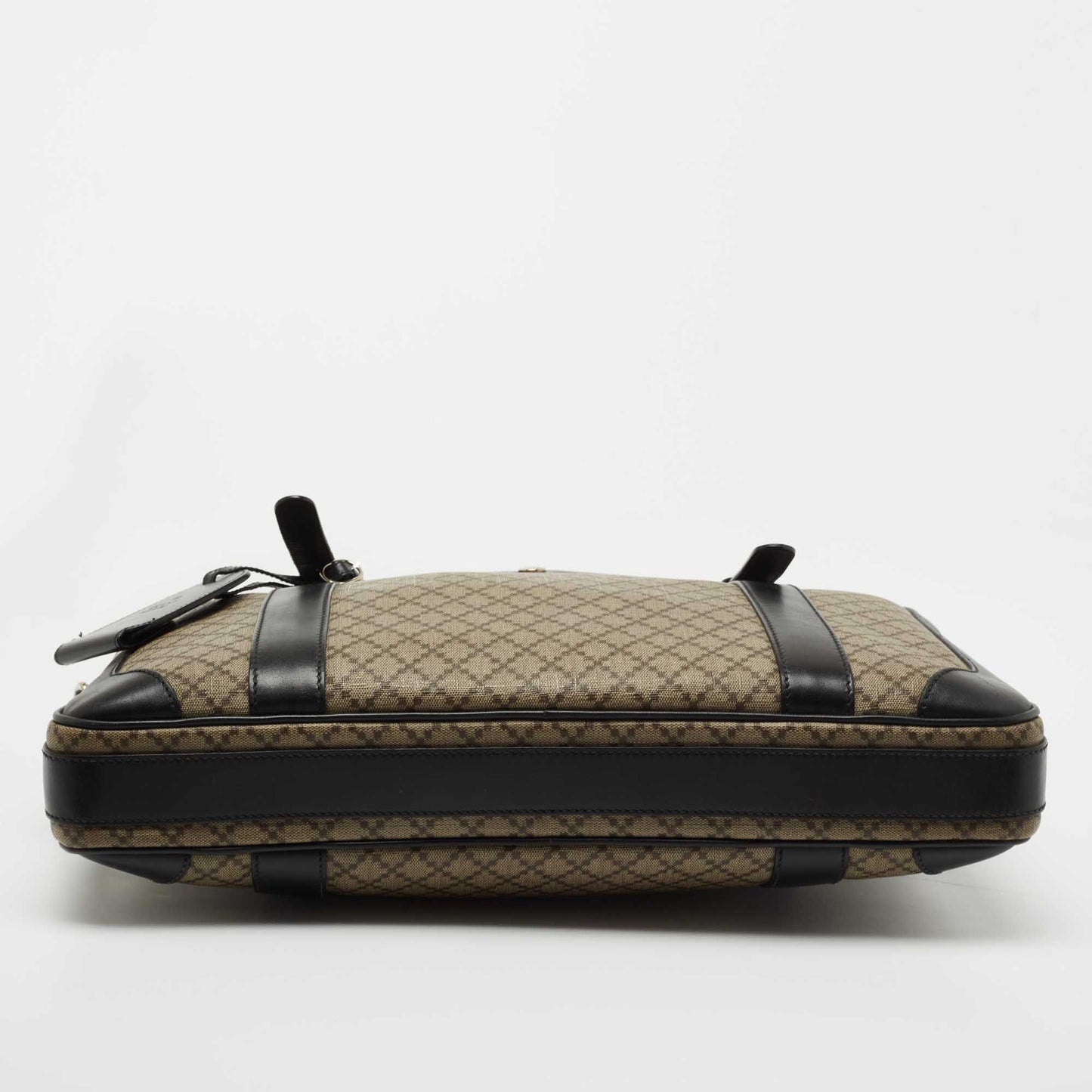 Gucci Beige/Ebony Diamante Supreme Canvas Brief Laptop Bag