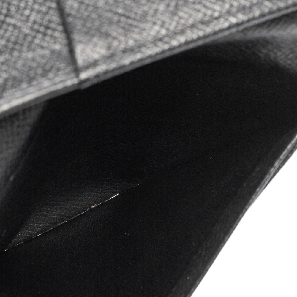 Louis Vuitton Black Taiga Leather Pocket Organizer