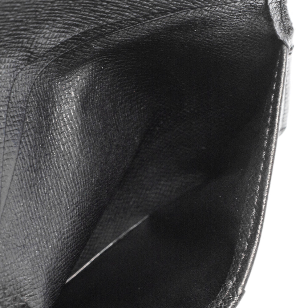Louis Vuitton Black Taiga Leather Pocket Organizer