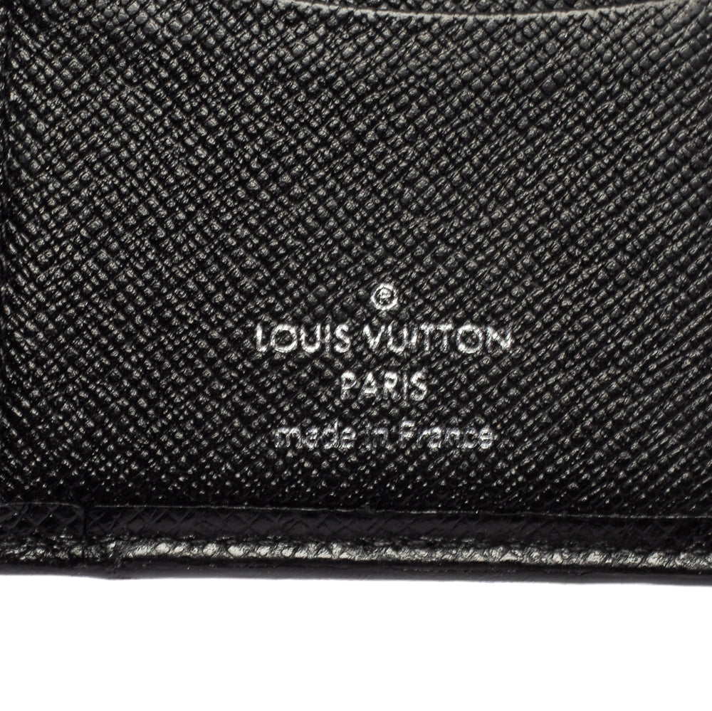 Louis Vuitton Black Taiga Leather Pocket Organizer