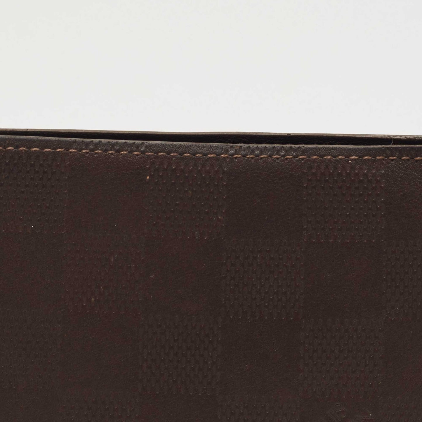 LOUIS VUITTON Brown Infini Leather Multiple Bifold Wallet