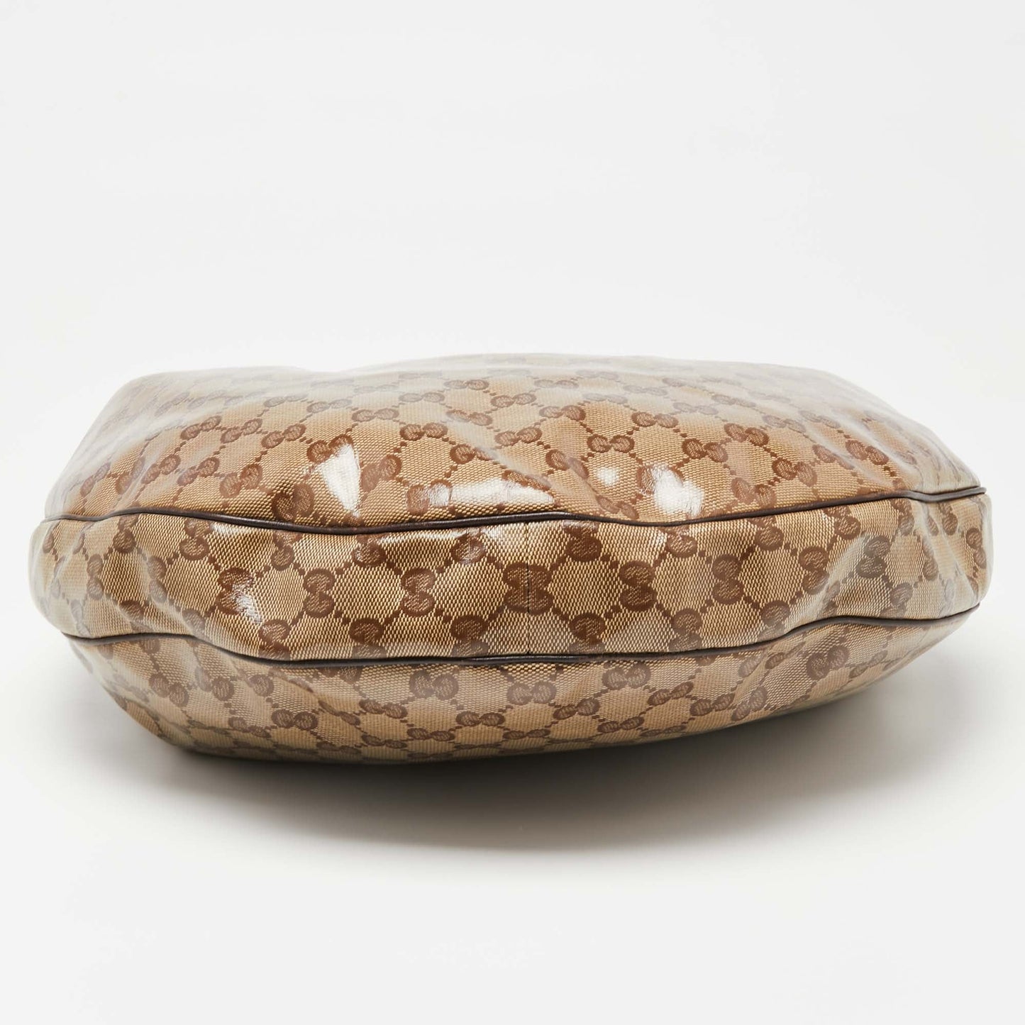 Gucci Beige/Brown GG Crystal Canvas Duchessa Hobo