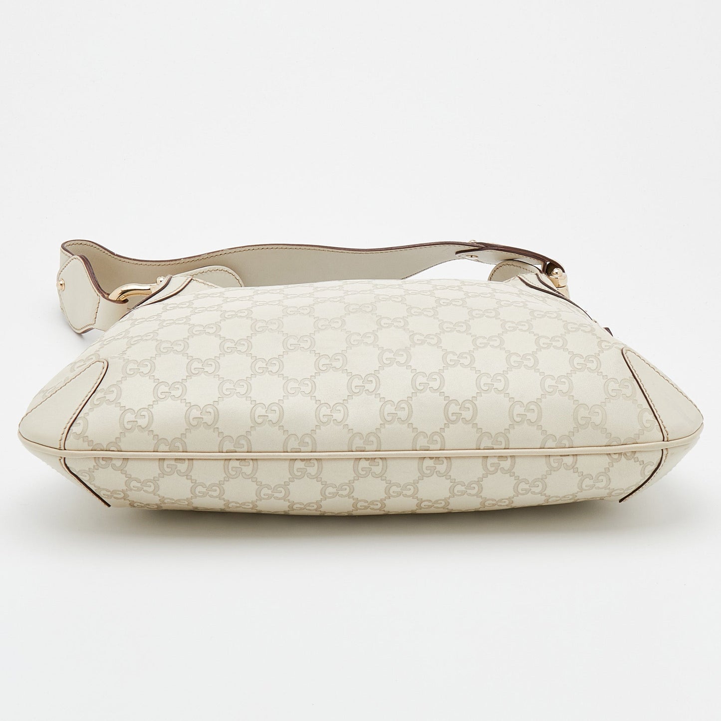 Gucci Off-White Guccissima Leather Creole Hobo