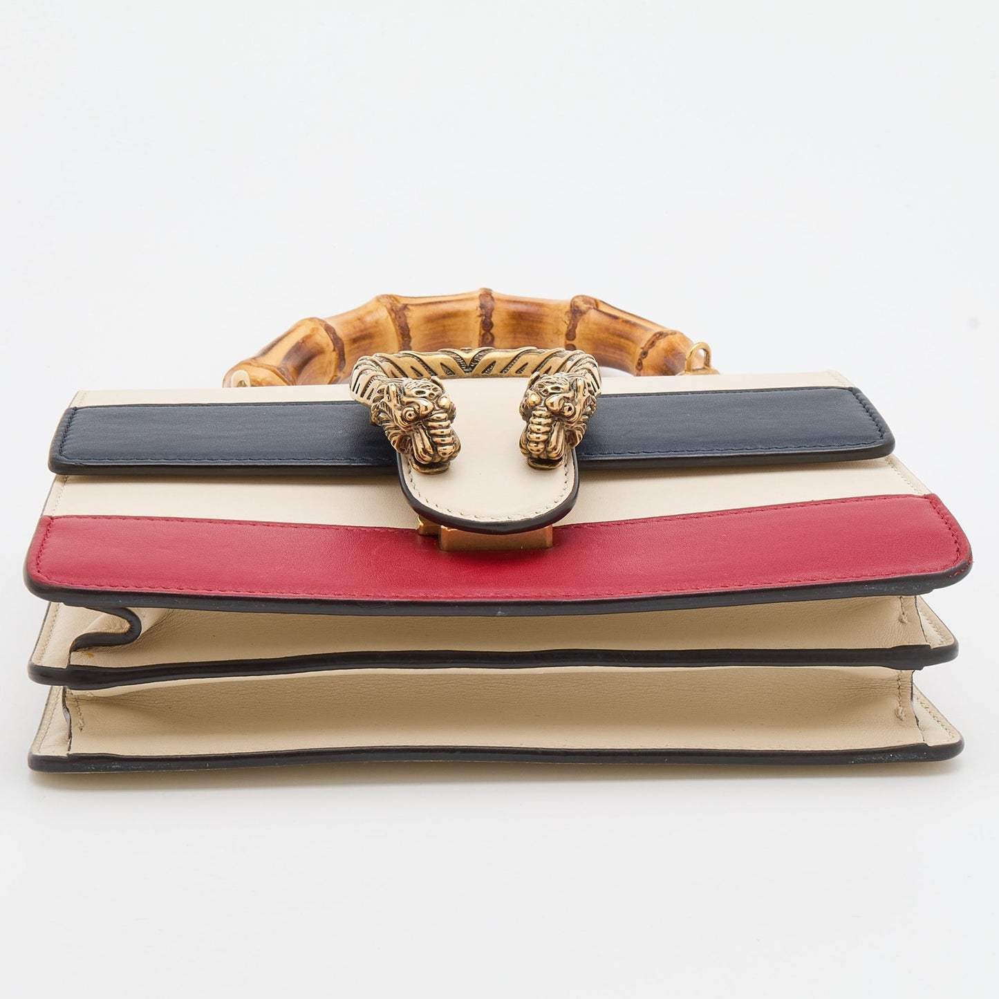 Gucci Multicolor Leather Mini Dionysus Bamboo Top Handle Bag