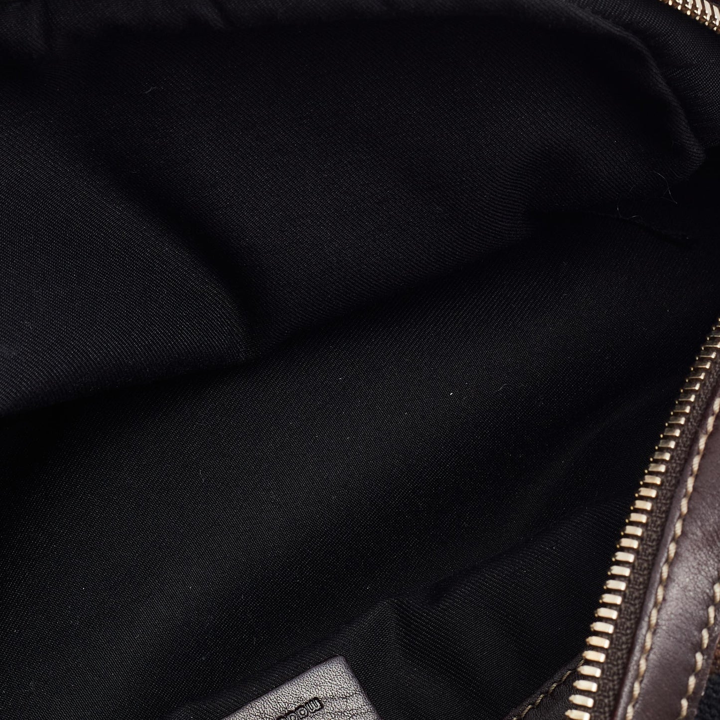 Gucci Brown/Black Horsebit Printed Canvas Bamboo Satchel