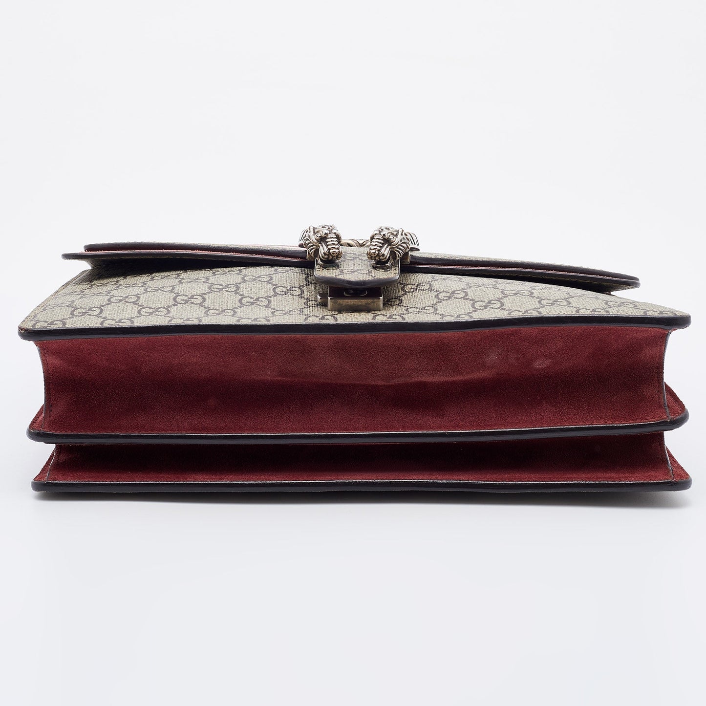 Gucci Multicolor GG Supreme Canvas and Suede Blooms Medium Dionysus Shoulder Bag