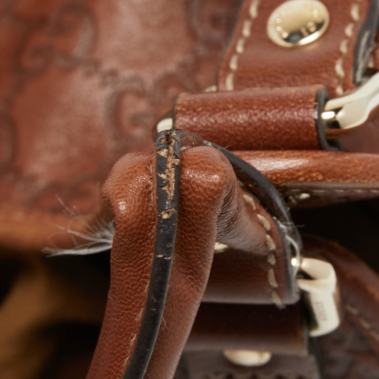Gucci Brown Guccissima Leather Bardot Joy Hobo