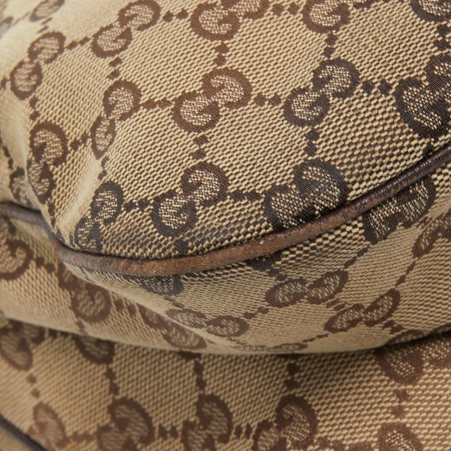 Gucci Beige/Ebony GG Canvas Web Pop Hobo