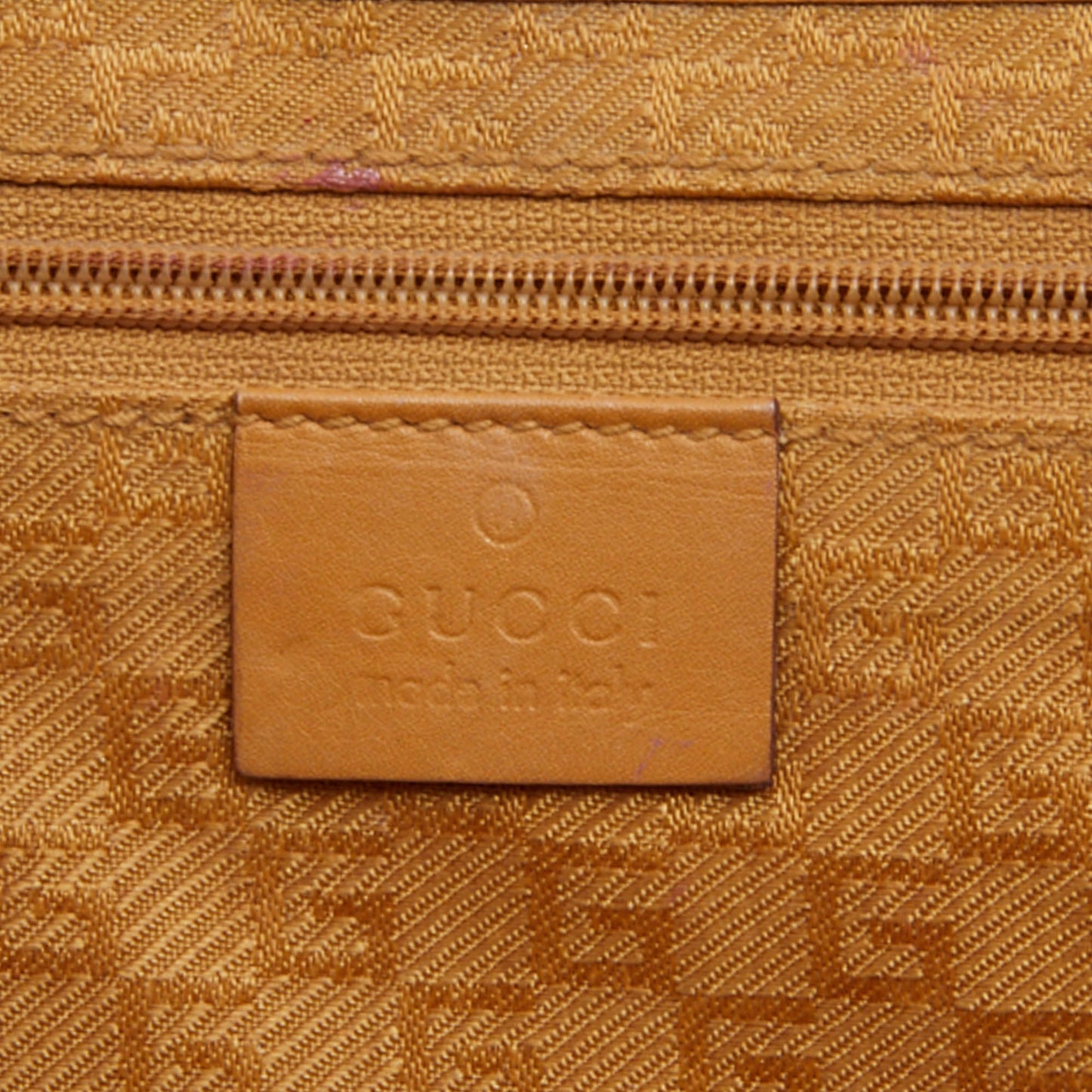 Gucci Light Pink/Brown Suede and Leather Tiger Charm Flap Shoulder Bag