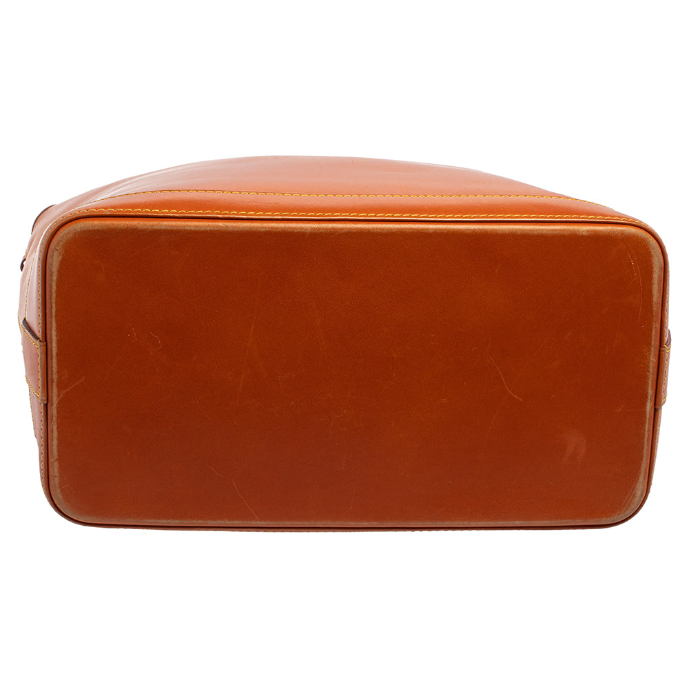 Louis Vuitton Caramel Nomade Leather Vertical Lockit Bag
