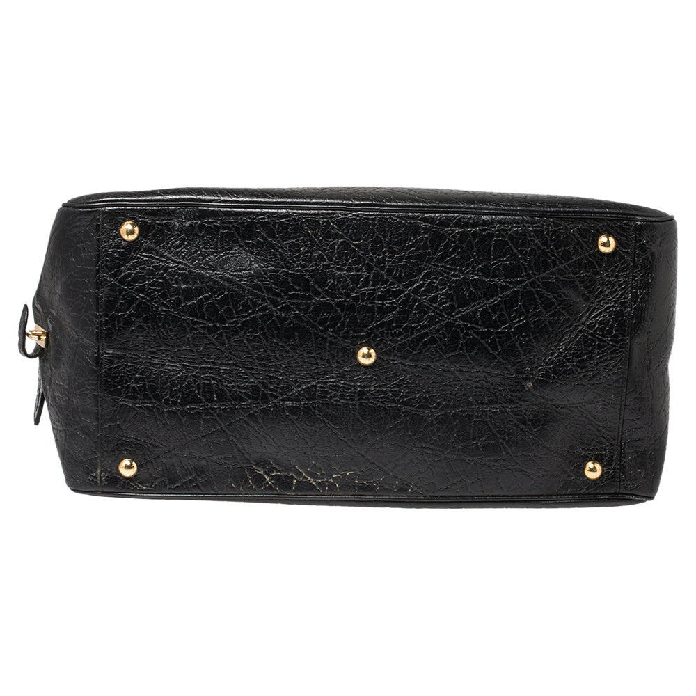 Louis Vuitton Black Cuir Indra Duffel Bag
