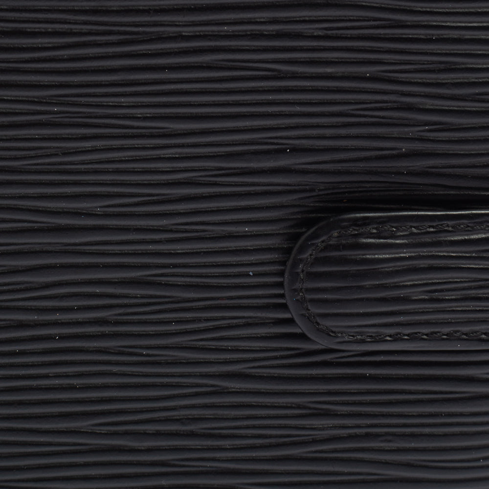 Louis Vuitton Black Epi Leather Compact Wallet