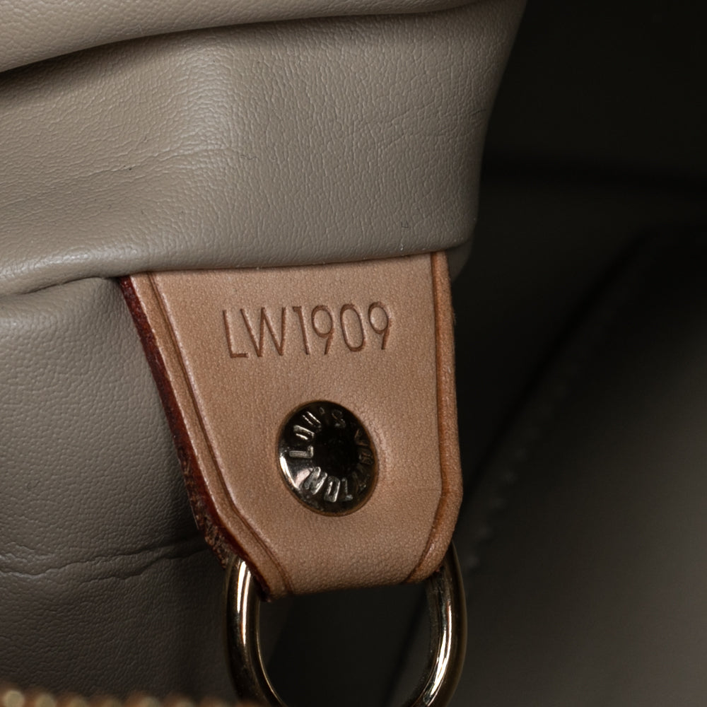 Louis Vuitton Beige Monogram Vernis Houston Bag