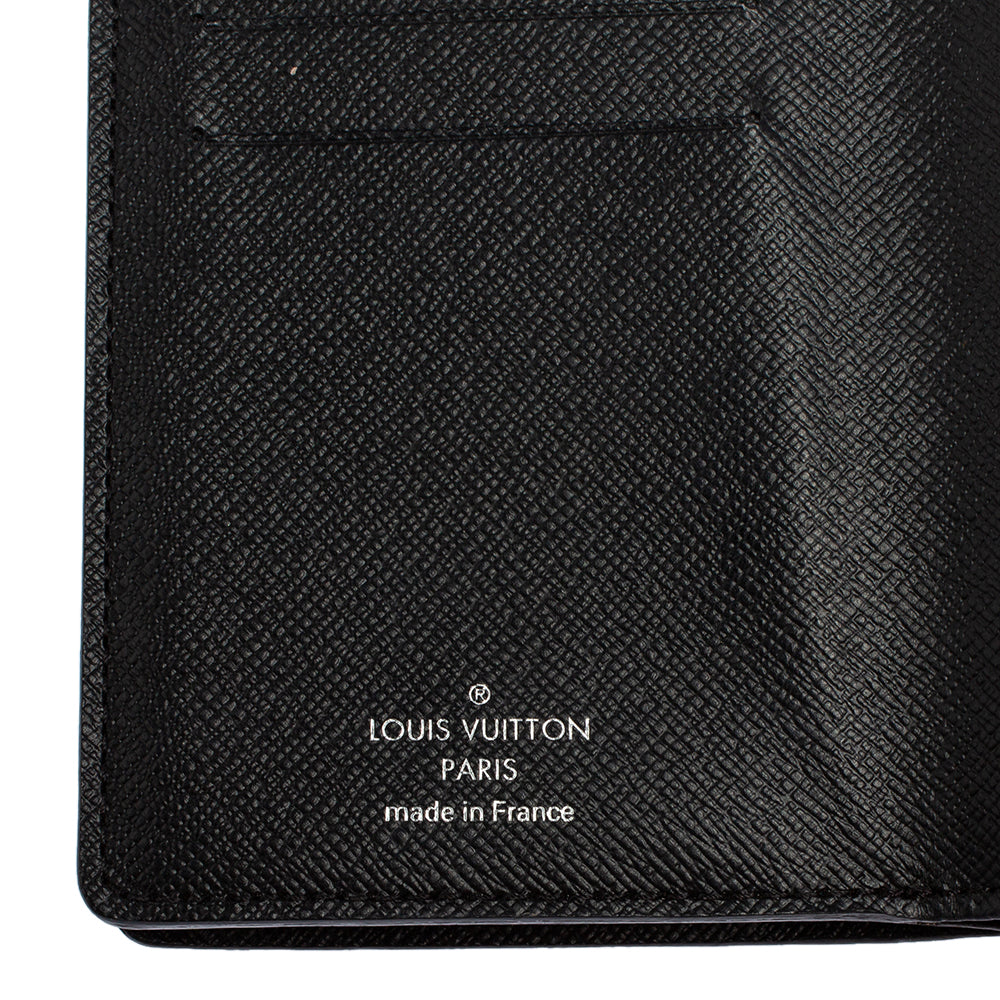 Louis Vuitton Black Electric Epi Leather Joey Wallet