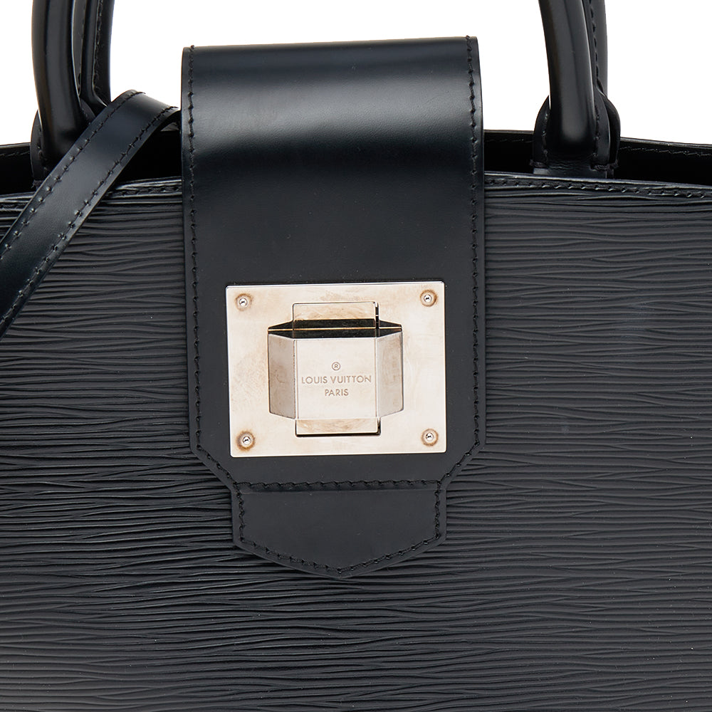 Louis Vuitton Black Electric Epi Leather Mirabeau GM Bag