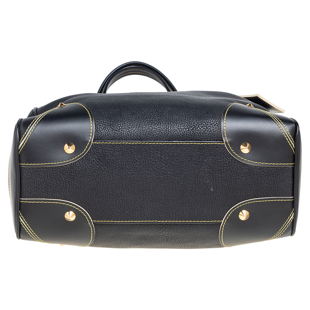 Louis Vuitton Black Suhali Leather Le Majestueux Tote