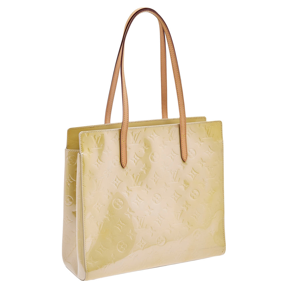Louis Vuitton Blanc Corail Monogram Vernis Catalina EW Bag