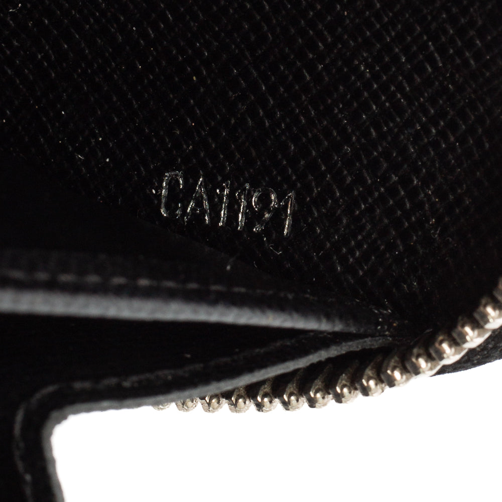 Louis Vuitton Black Epi Leather Zippy Continental Wallet