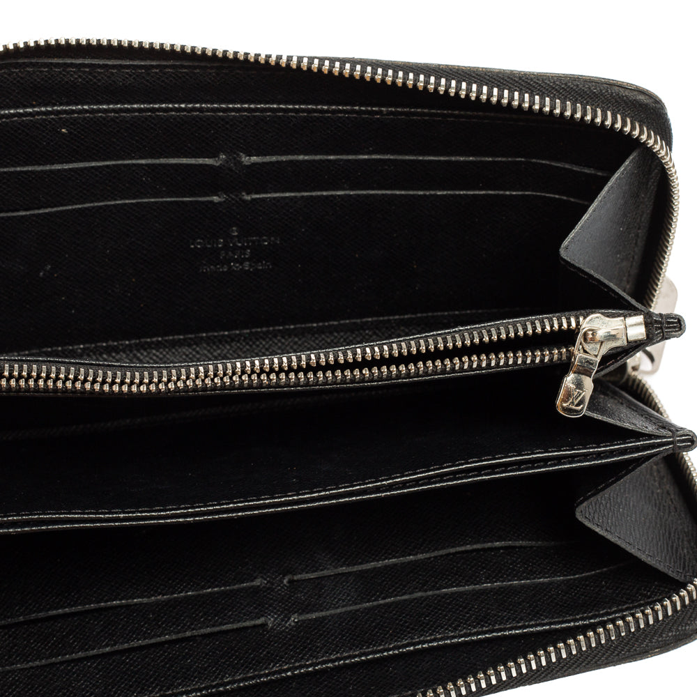 Louis Vuitton Black Epi Leather Zippy Continental Wallet