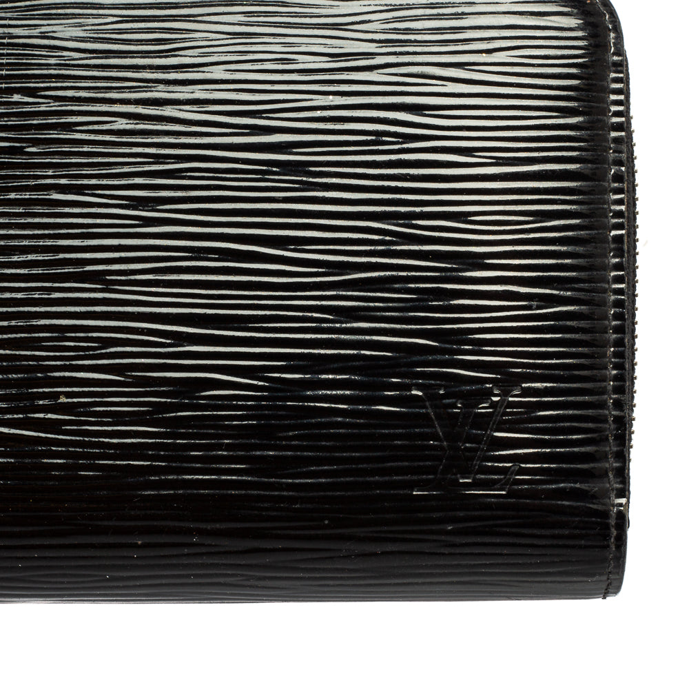 Louis Vuitton Black Epi Leather Zippy Continental Wallet