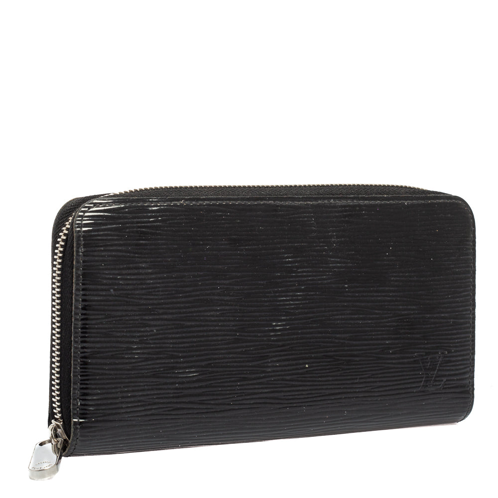 Louis Vuitton Black Epi Leather Zippy Continental Wallet