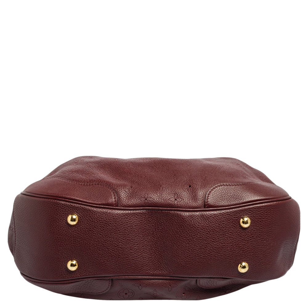 Louis Vuitton Bordeaux Monogram Mahina Leather Solar PM Bag