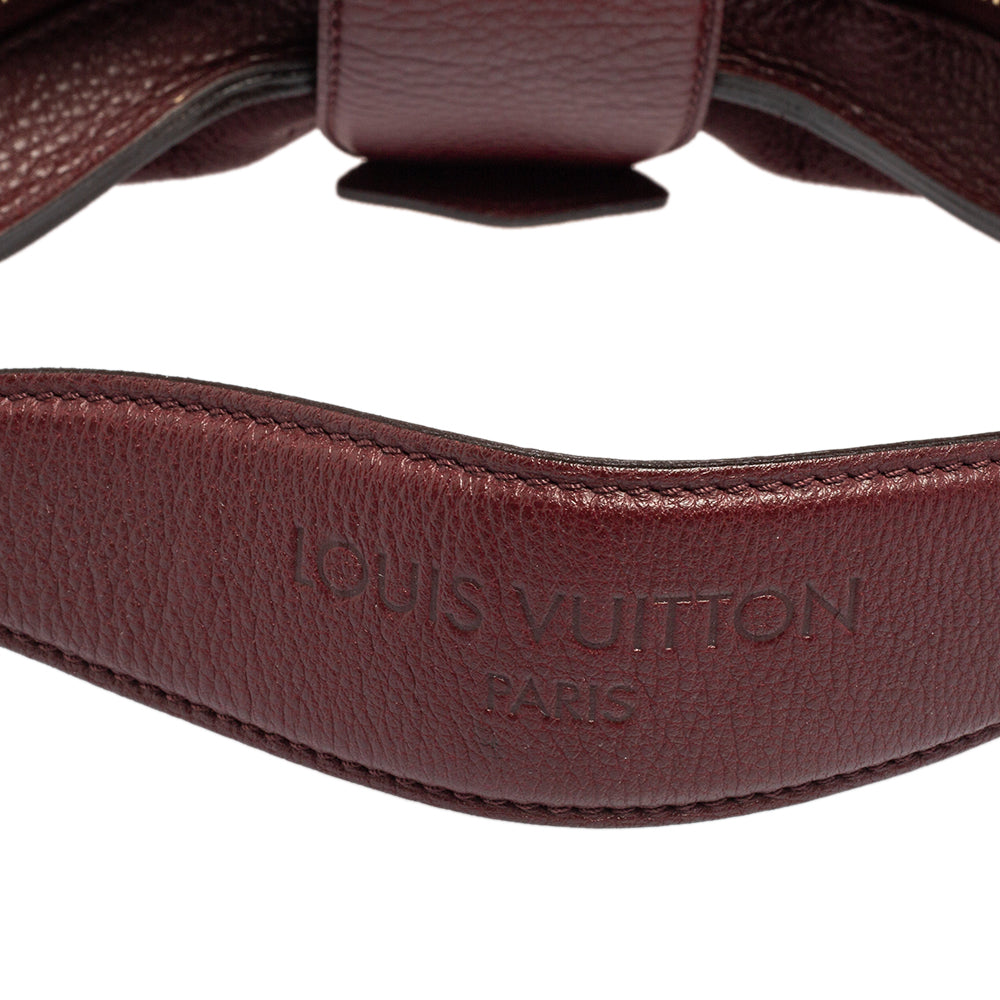Louis Vuitton Bordeaux Monogram Mahina Leather Solar PM Bag
