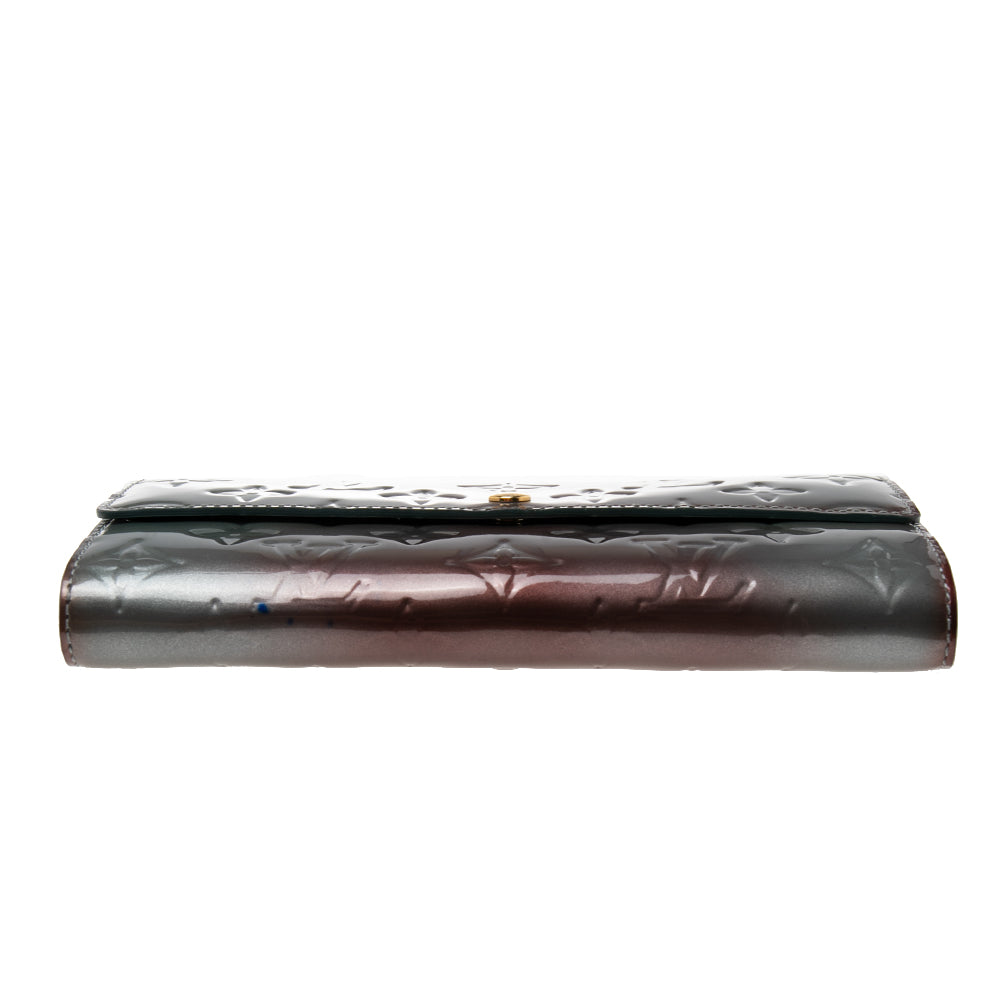Louis Vuitton Givre Monogram Vernis Sarah Wallet