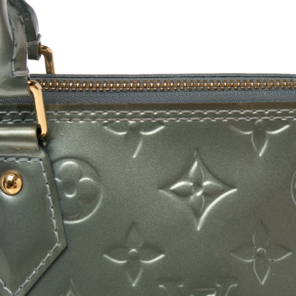Louis Vuitton Givre Monogram Vernis Alma GM Bag