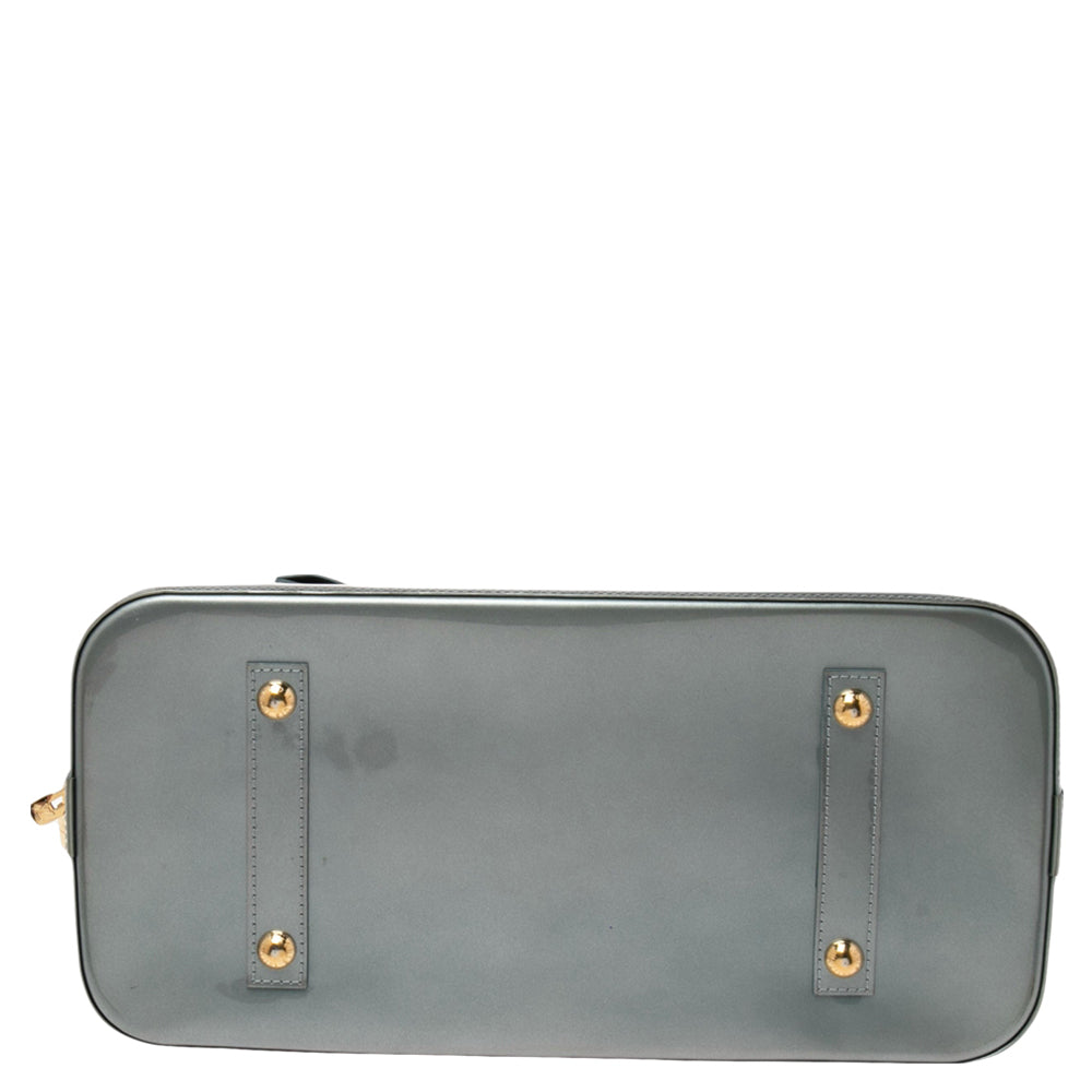 Louis Vuitton Givre Monogram Vernis Alma GM Bag