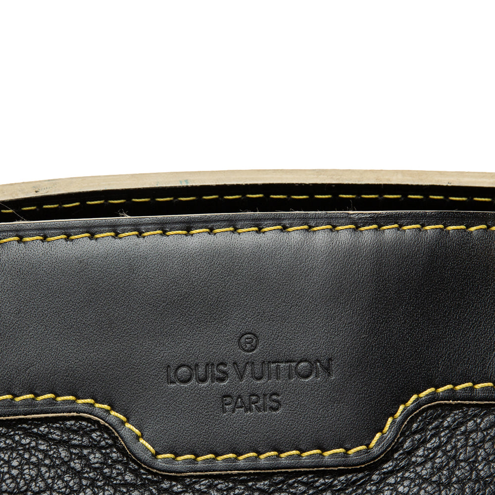 Louis Vuitton Black Suhali Leather Le Radieux Bag
