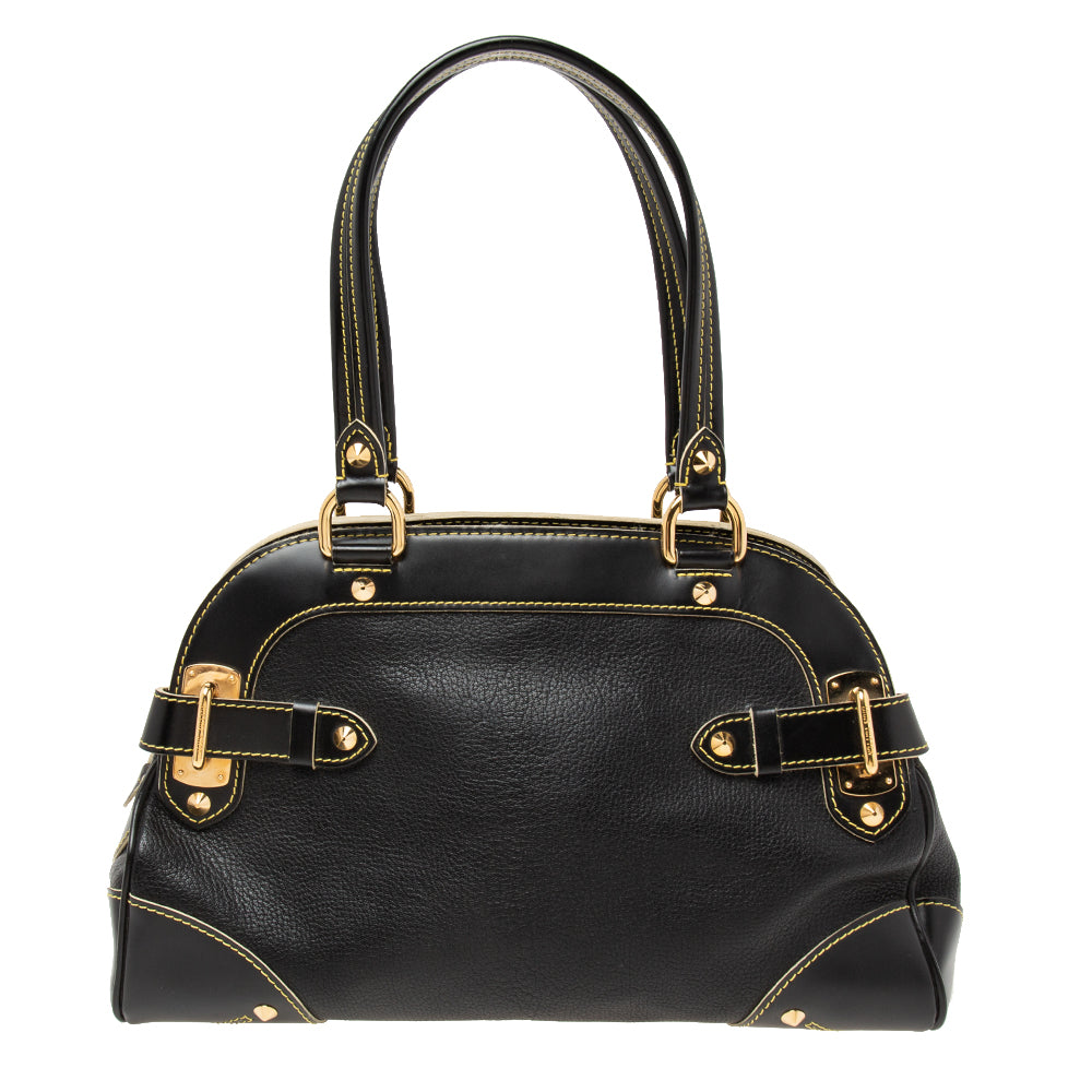 Louis Vuitton Black Suhali Leather Le Radieux Bag