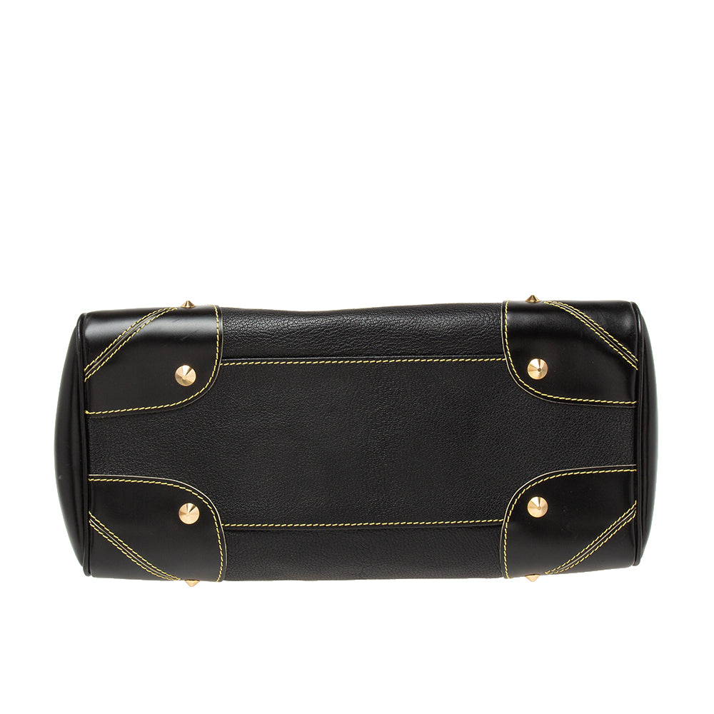 Louis Vuitton Black Suhali Leather Le Radieux Bag