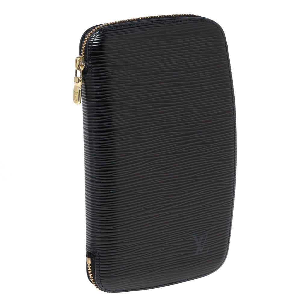 Louis Vuitton Black Epi Leather Geode Organizer Zippy Wallet