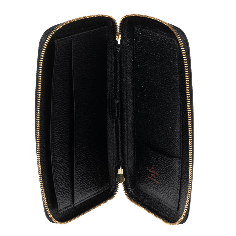 Louis Vuitton Black Epi Leather Geode Organizer Zippy Wallet