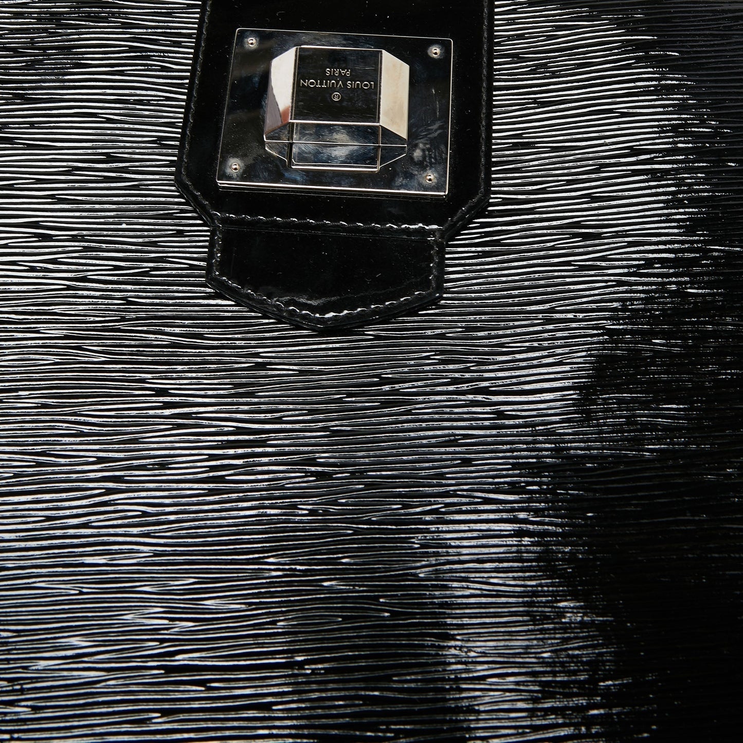 Louis Vuitton Black Electric Epi Leather Mirabeau GM Bag