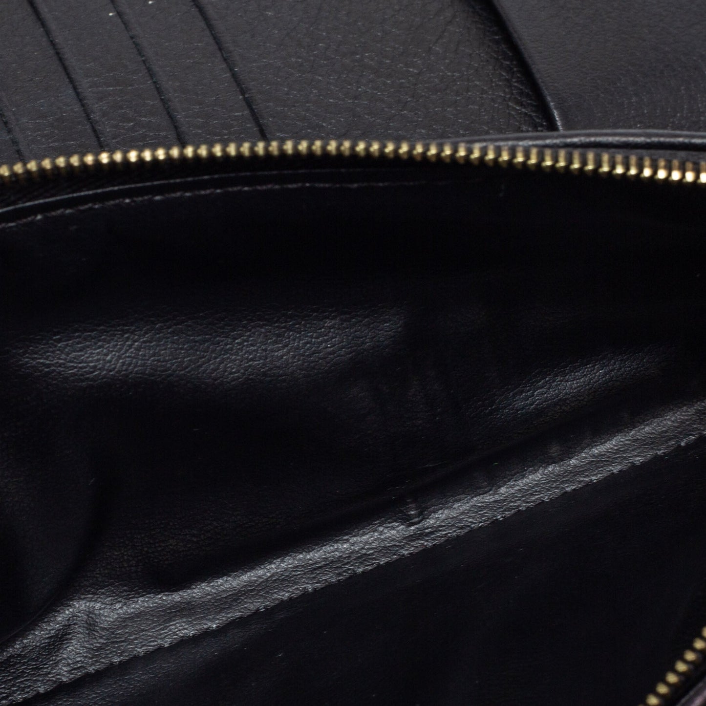 Louis Vuitton Black Monogram Mahina Leather Amelia Wallet