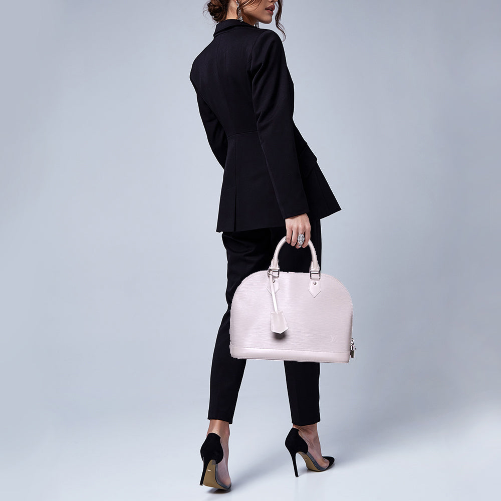 Louis Vuitton Gres Epi Leather Alma PM Bag