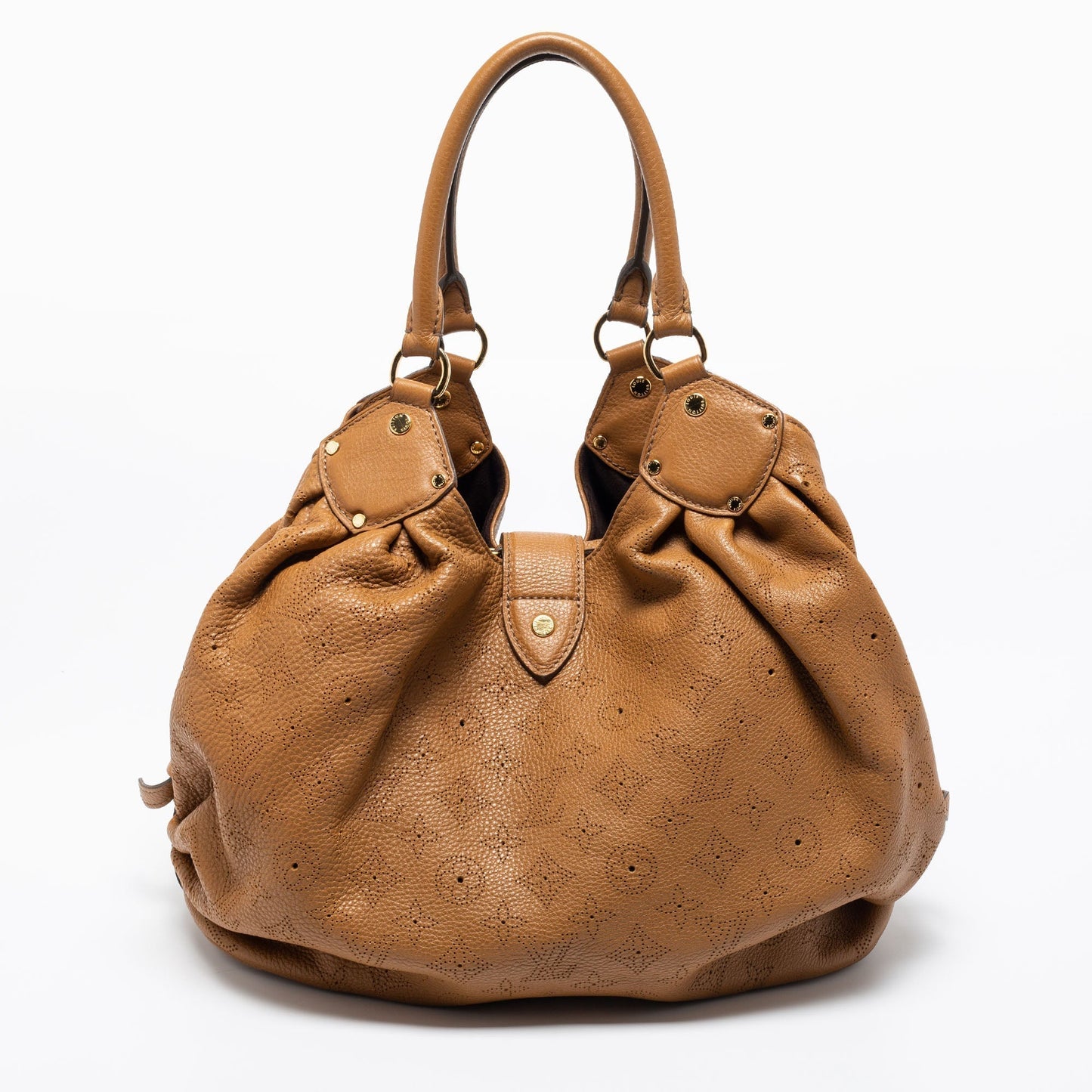 Louis Vuitton Biscuit Monogram Mahina Leather Surya L Bag