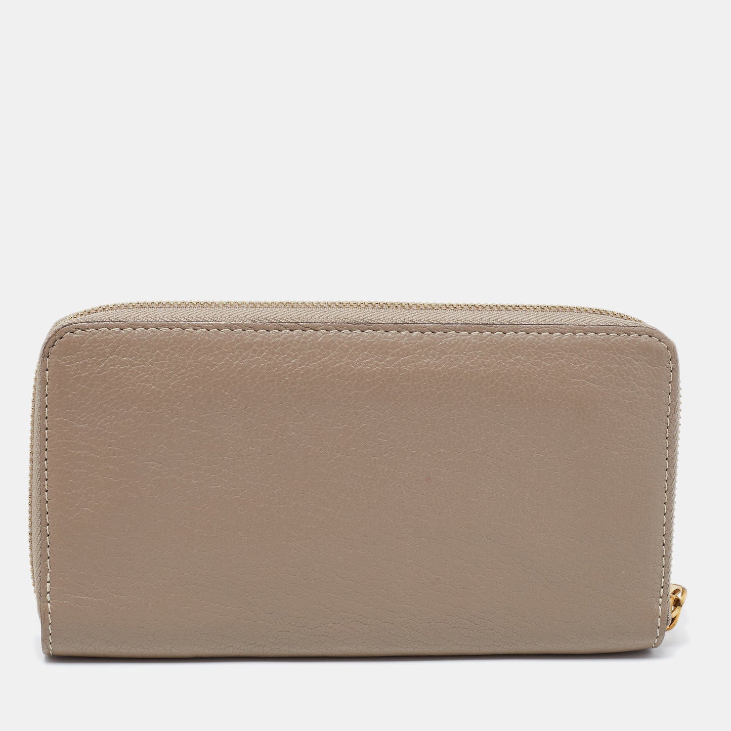 Louis Vuitton Grey Suhali Leather Zip Around Wallet